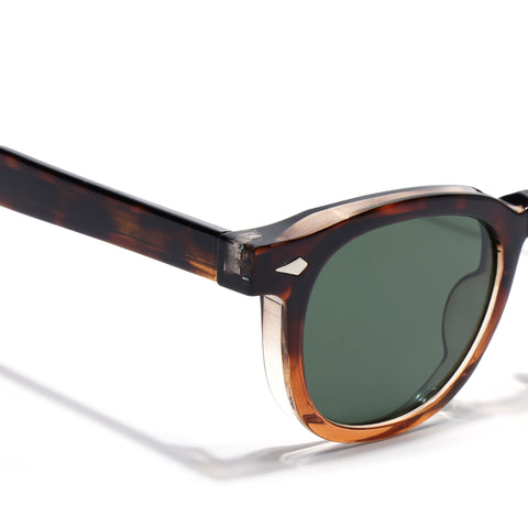 Evian | Dark Brown Wayfarer Sunglasses | MG8158