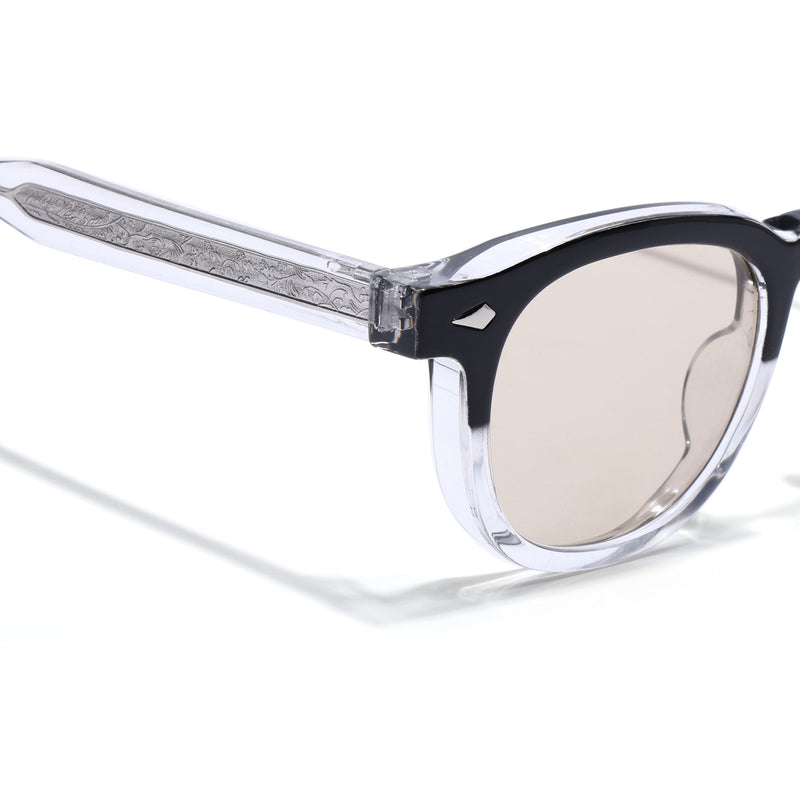 Evian | Black &Transparent Wayfarer Sunglasses | MG8161