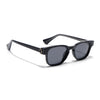 Hector | Shine Black Wayfarer Sunglasses | Black Lens - MG8712