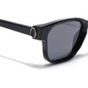 Hector | Shine Black Wayfarer Sunglasses | Black Lens - MG8712