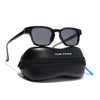 Hector | Shine Black Wayfarer Sunglasses | Black Lens - MG8712