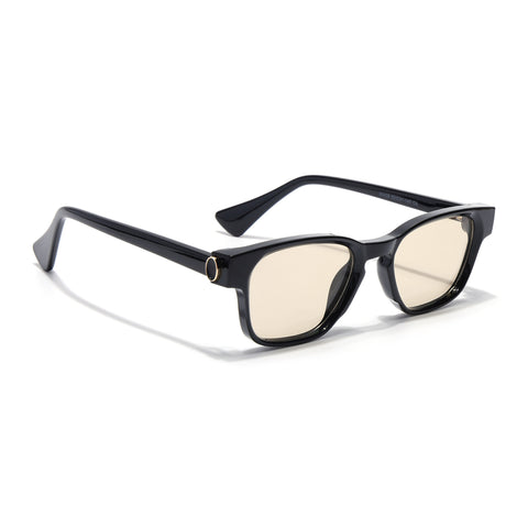 Hector | Shine Black Wayfarer Sunglasses | Brown Lens - MG8714
