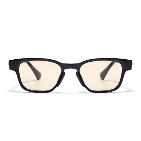 Hector | Shine Black Wayfarer Sunglasses | Brown Lens - MG8714