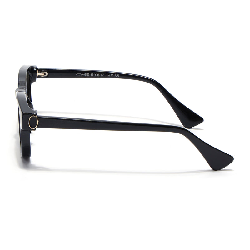 Hector | Shine Black Wayfarer Sunglasses | Brown Lens - MG8714