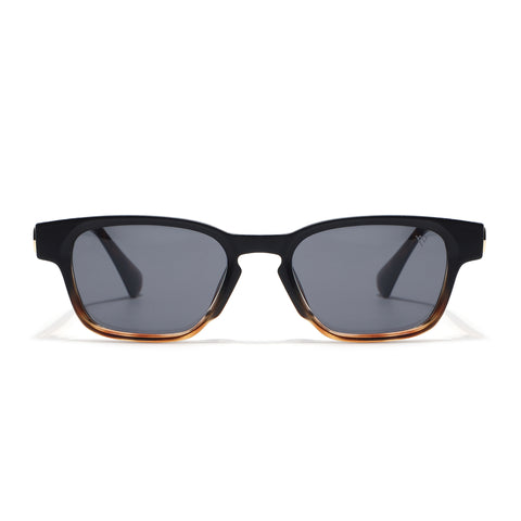 Hector | Black & Brown Wayfarer Sunglasses | Black Lens - MG8715