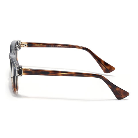 Hector | Black & Brown Wayfarer Sunglasses | Black Lens - MG8715