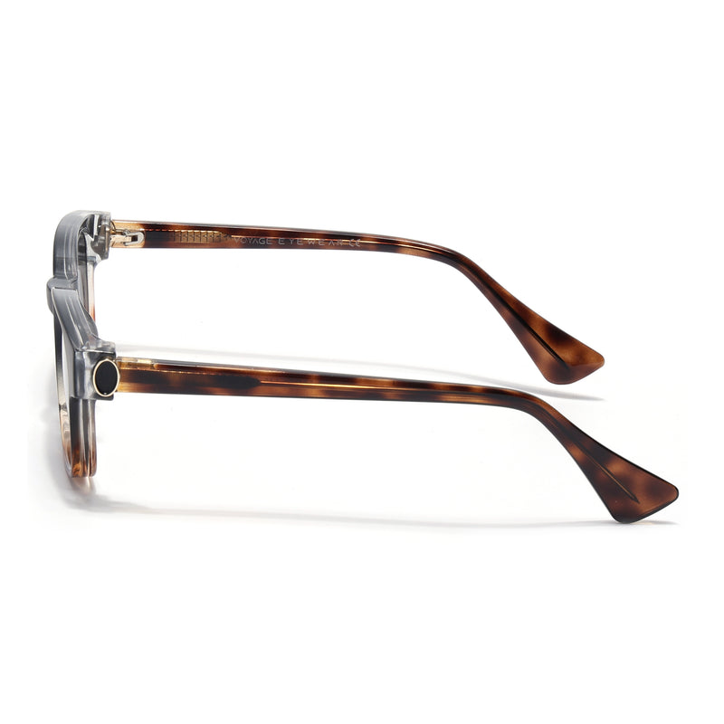 Hector | Black & Brown Wayfarer Sunglasses | Black Lens - MG8715