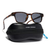 Hector | Demi Brown Wayfarer Sunglasses | Black Lens - MG8716
