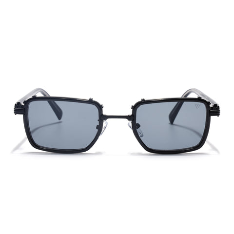 Chisel | Black Square Sunglasses | Grey Lens - MG7053