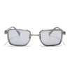 Chisel | Silver Square Sunglasses | Grey Lens  - MG7054