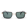 Chisel | Golden Square Sunglasses | Olive Lens - MG7055
