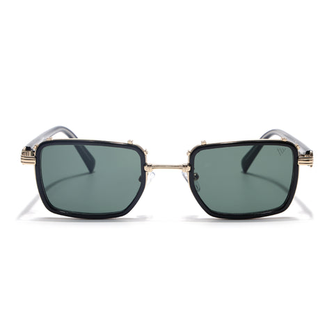 Chisel | Golden Square Sunglasses | Olive Lens - MG7055