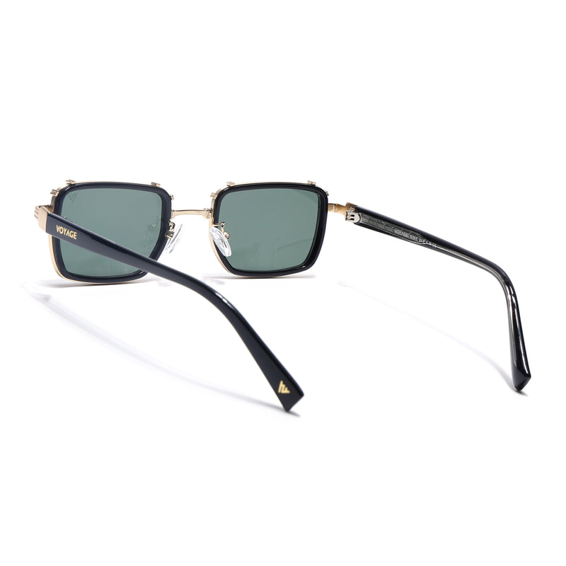 Chisel | Golden Square Sunglasses | Olive Lens - MG7055