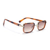 Chisel |  Demi Brown Square Sunglasses | Brown Lens - MG7056
