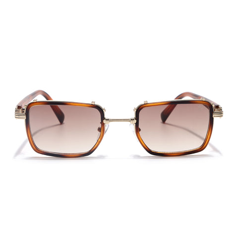 Chisel |  Demi Brown Square Sunglasses | Brown Lens - MG7056