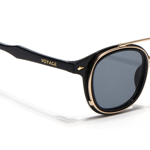 Milano | Golden Wayfarer Sunglasses | Grey Lens - MG7106