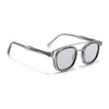 Milano | Transparent Grey Wayfarer Sunglasses | Grey Lens - MG7108