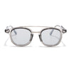 Milano | Transparent Grey Wayfarer Sunglasses | Grey Lens - MG7108