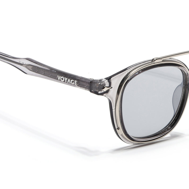 Milano | Transparent Grey Wayfarer Sunglasses | Grey Lens - MG7108