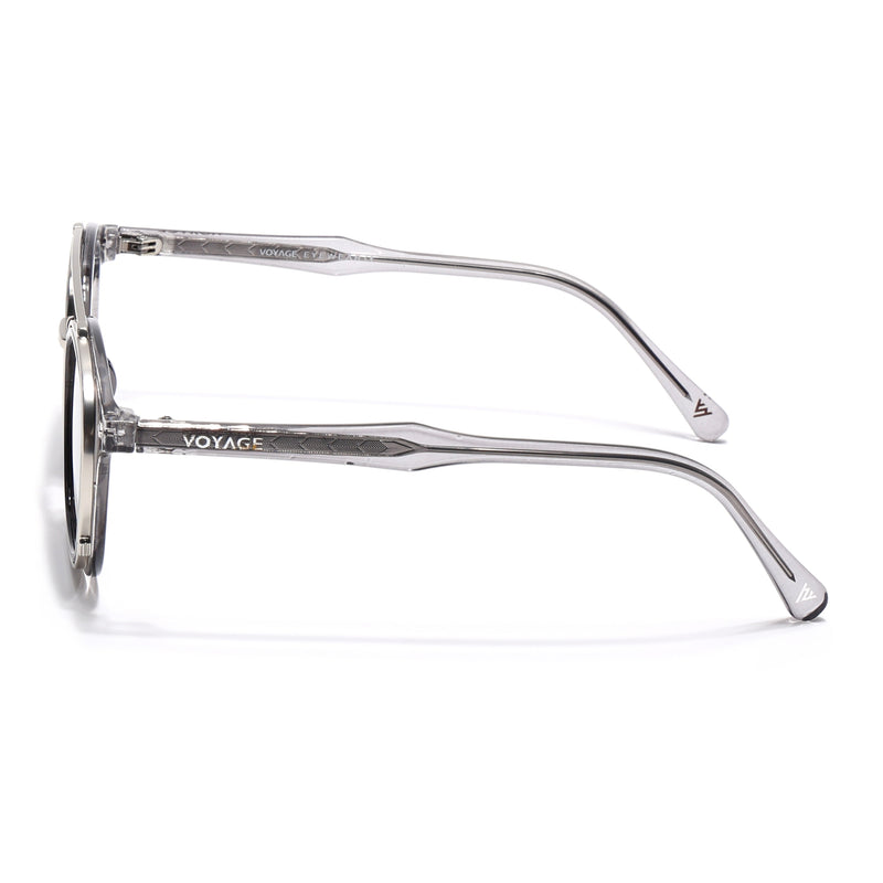 Milano | Transparent Grey Wayfarer Sunglasses | Grey Lens - MG7108