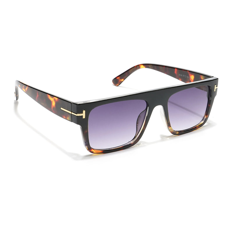 Black & Brown Wayfarer Sunglasses - MG3934