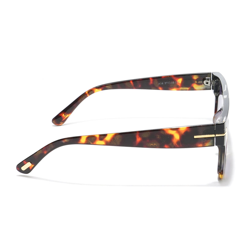 Black & Brown Wayfarer Sunglasses - MG3934
