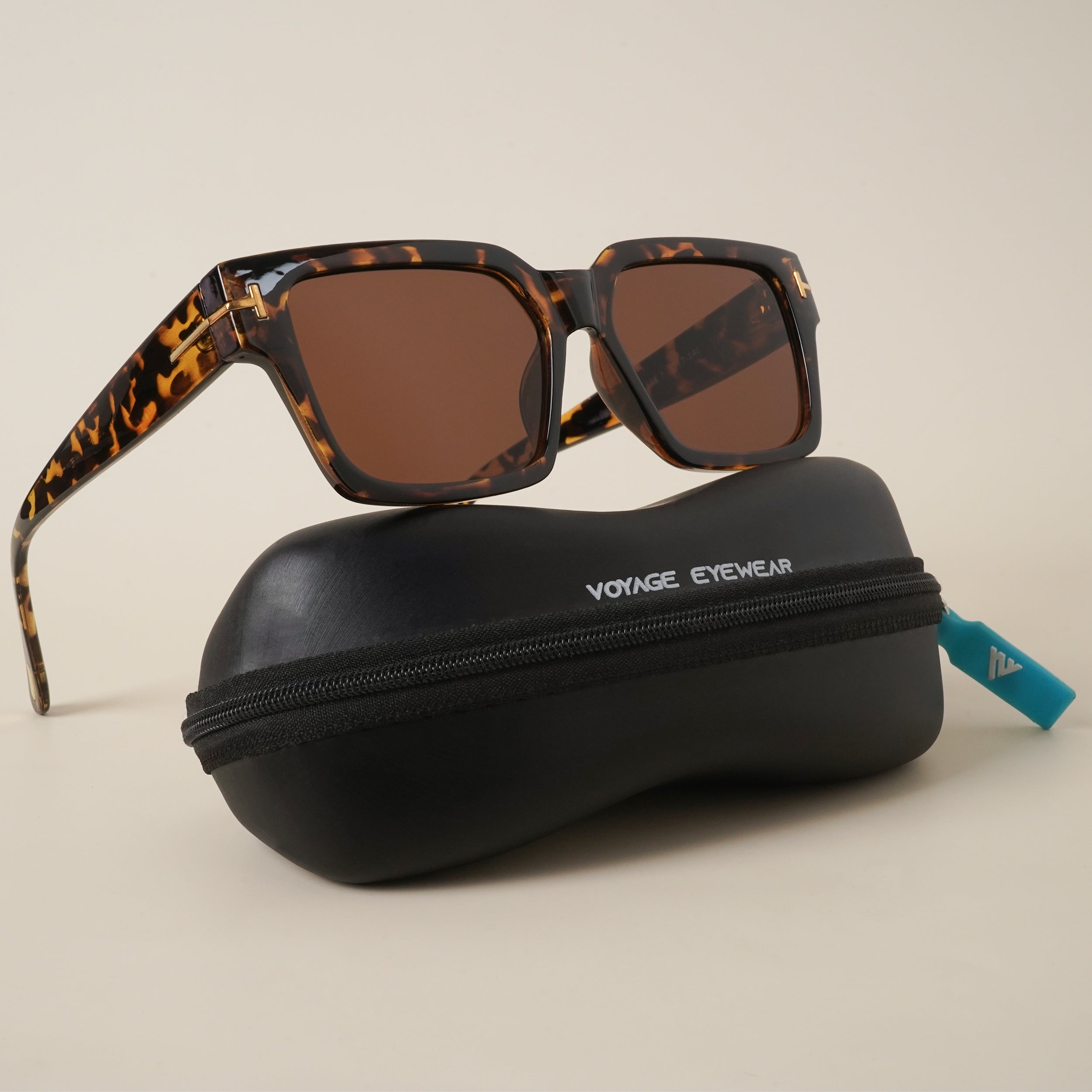Voyage Brown Wayfarer Sunglasses for Men & Women (A18MG3951)