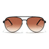 Aviator Sunglasses (Brown & Clear Lens | Black Frame - MG5605)