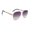 Silver Polarized Aviator Sunglasses - PMG4290