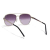 Silver Polarized Aviator Sunglasses - PMG4290