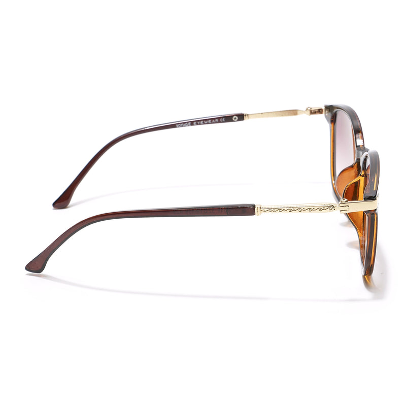 Lyra | Brown Wayfarer Sunglasses MG3183