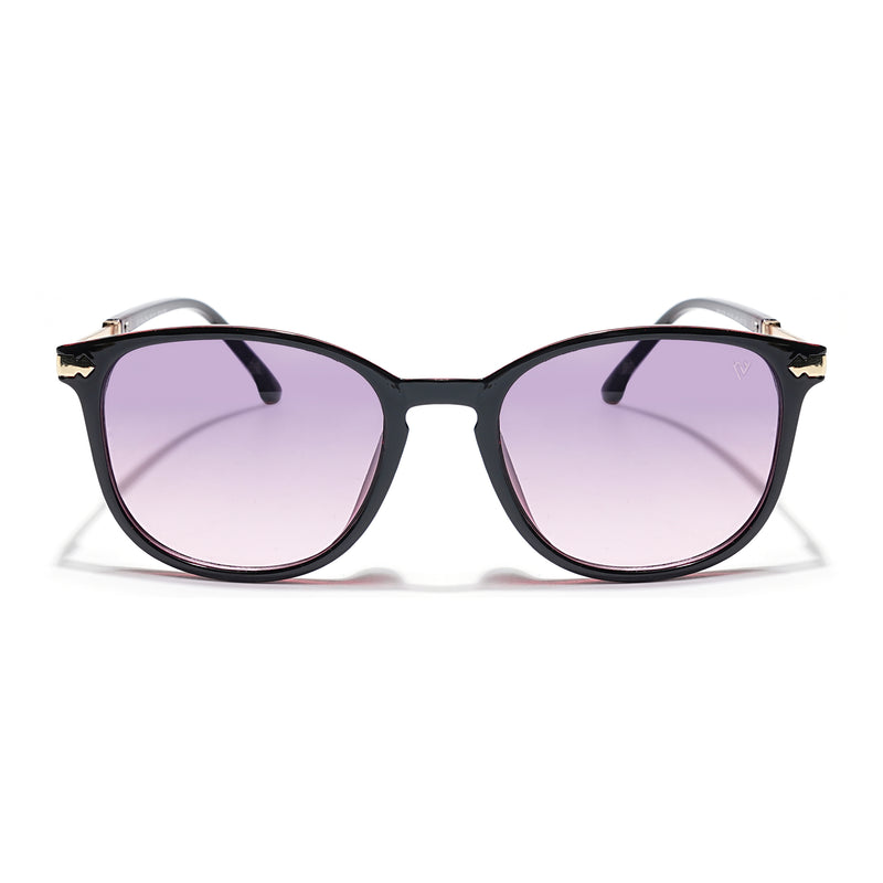 Lyra | Square Sunglasses (Grey Lens | Dark Brown Frame - MG3185)