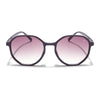Round Brown & Clear Sunglasses - MG4242