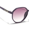 Round Brown & Clear Sunglasses - MG4242