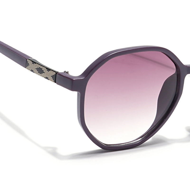 Round Brown & Clear Sunglasses - MG4242