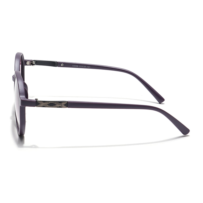 Round Brown & Clear Sunglasses - MG4242