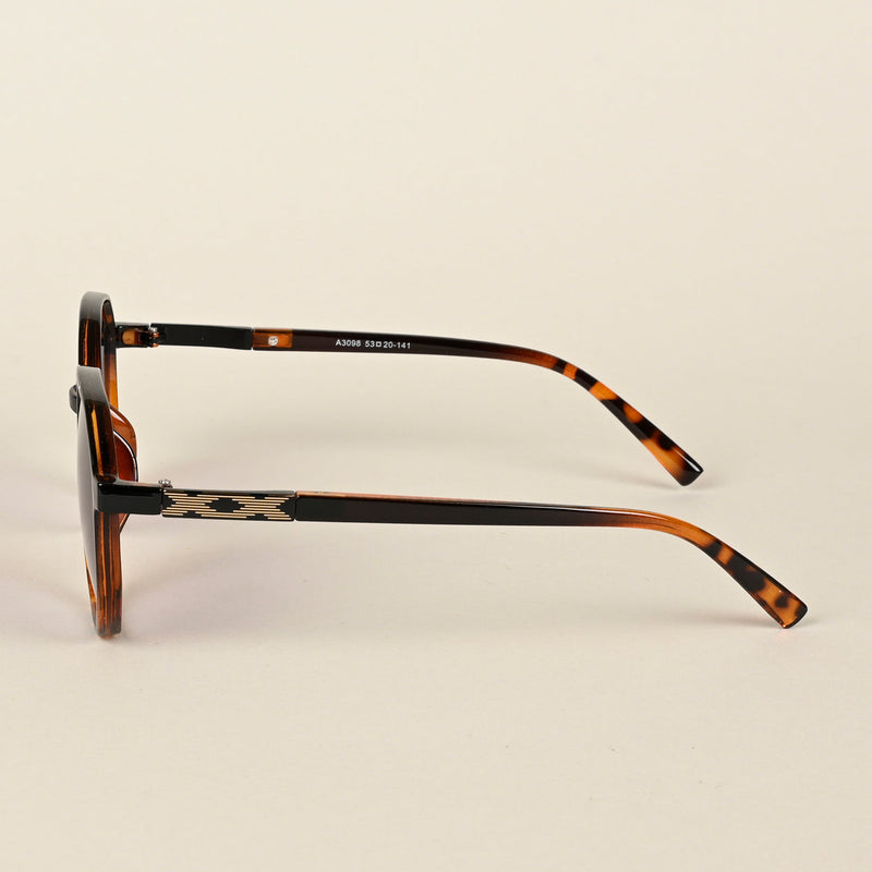 Purple & Clear Round Sunglasses - MG4244