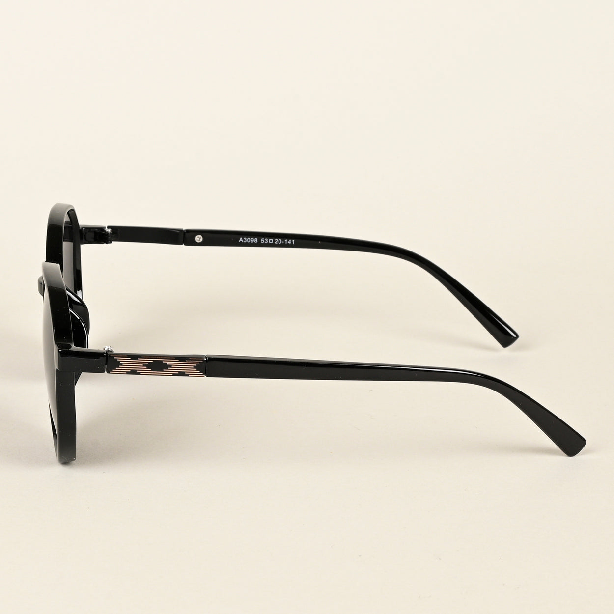 Voyage Black Geometric Sunglasses for Women (A3098MG4246)