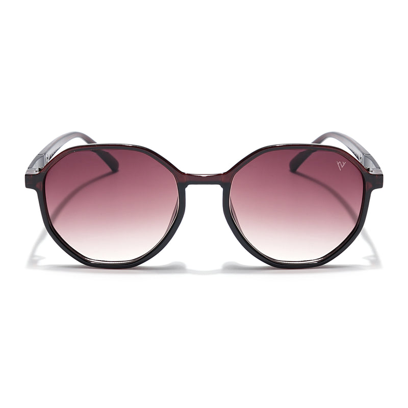 Round Brown Sunglasses - MG4247