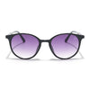Purple & Clear Round Sunglasses - MG4268