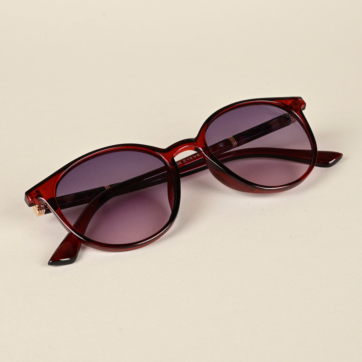 Voyage Purple & Pink Round Sunglasses for Women - MG4270