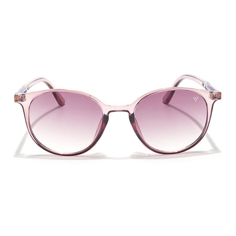 Round Brown & Clear Sunglasses - MG4271