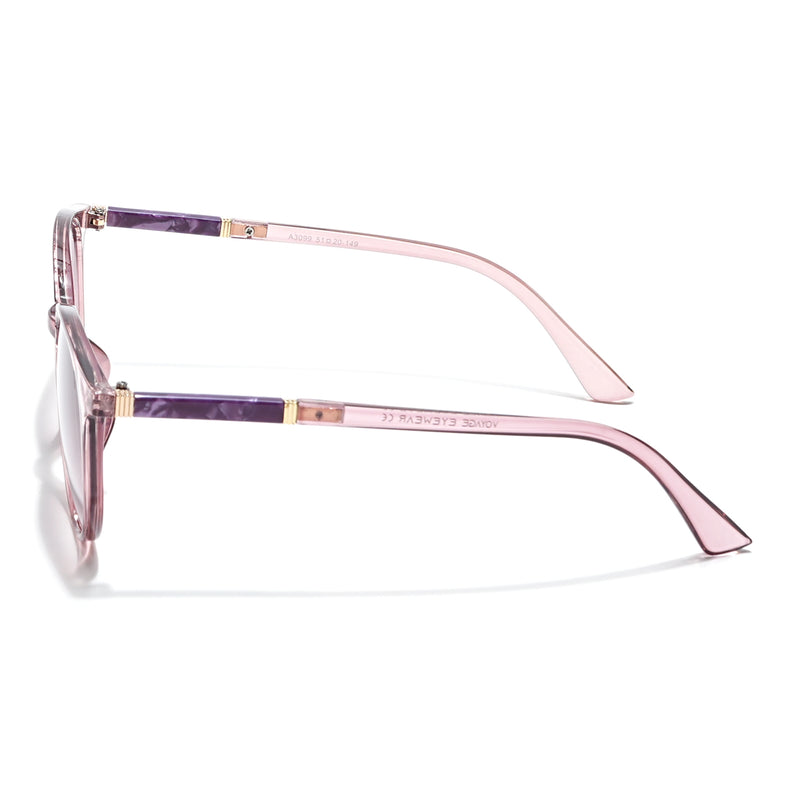 Round Brown & Clear Sunglasses - MG4271