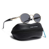 Celeste | Golden Oval Sunglasses | Grey Lens - MG6889