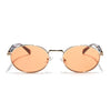 Celeste | Golden Oval Sunglasses | Orange Lens - MG6890