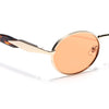 Celeste | Golden Oval Sunglasses | Orange Lens - MG6890