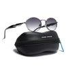 Celeste | Silver Oval Sunglasses | Olive & Clear Lens - MG6891