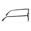 Round Sunglasses for Women (Purple & Clear Lens | Black Frame - MG7248)