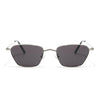 Arrow | Black Silver Retro Square Sunglasses - MG3456