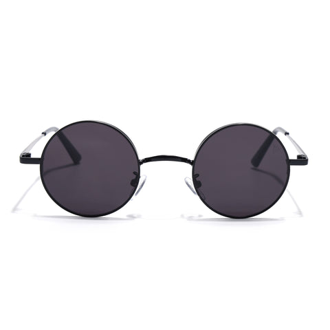 Quasar | Black Round Sunglasses MG3508